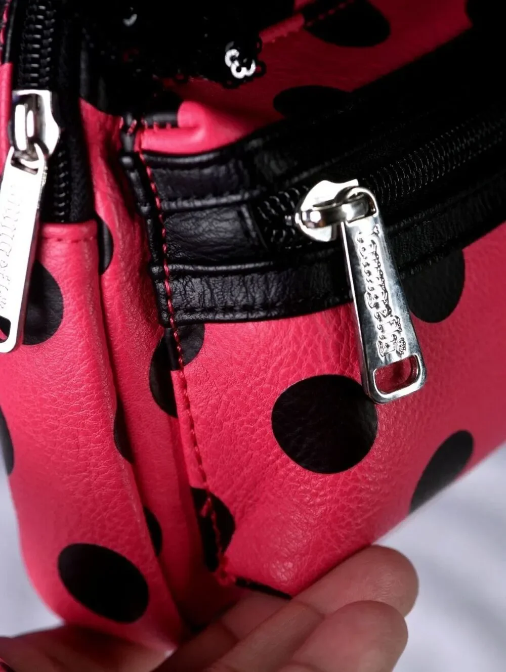 Loungefly Minnie Mouse Polka Dots Mini Backpack Wristlet